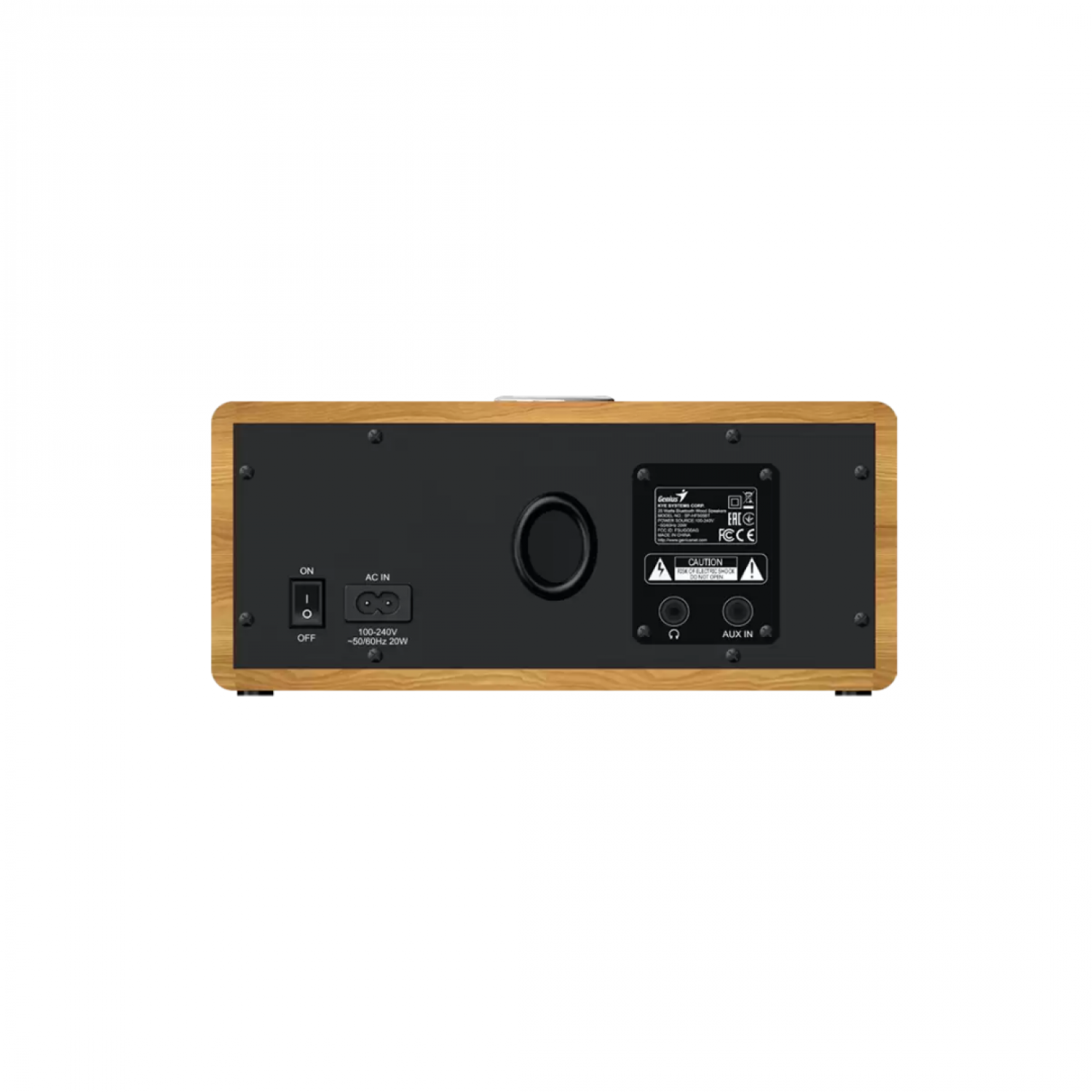 Parlante Bluetooth Genius Sp-Hf505Bt 20W Dark Brown - Imagen 4