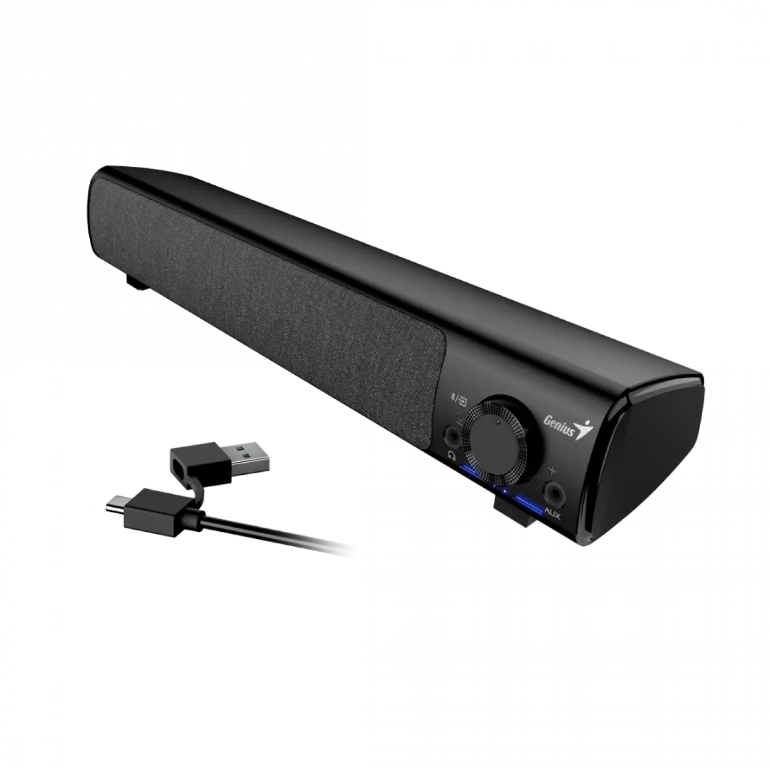 Parlante Genius Soundbar 220Bt Black Grey - Imagen 2