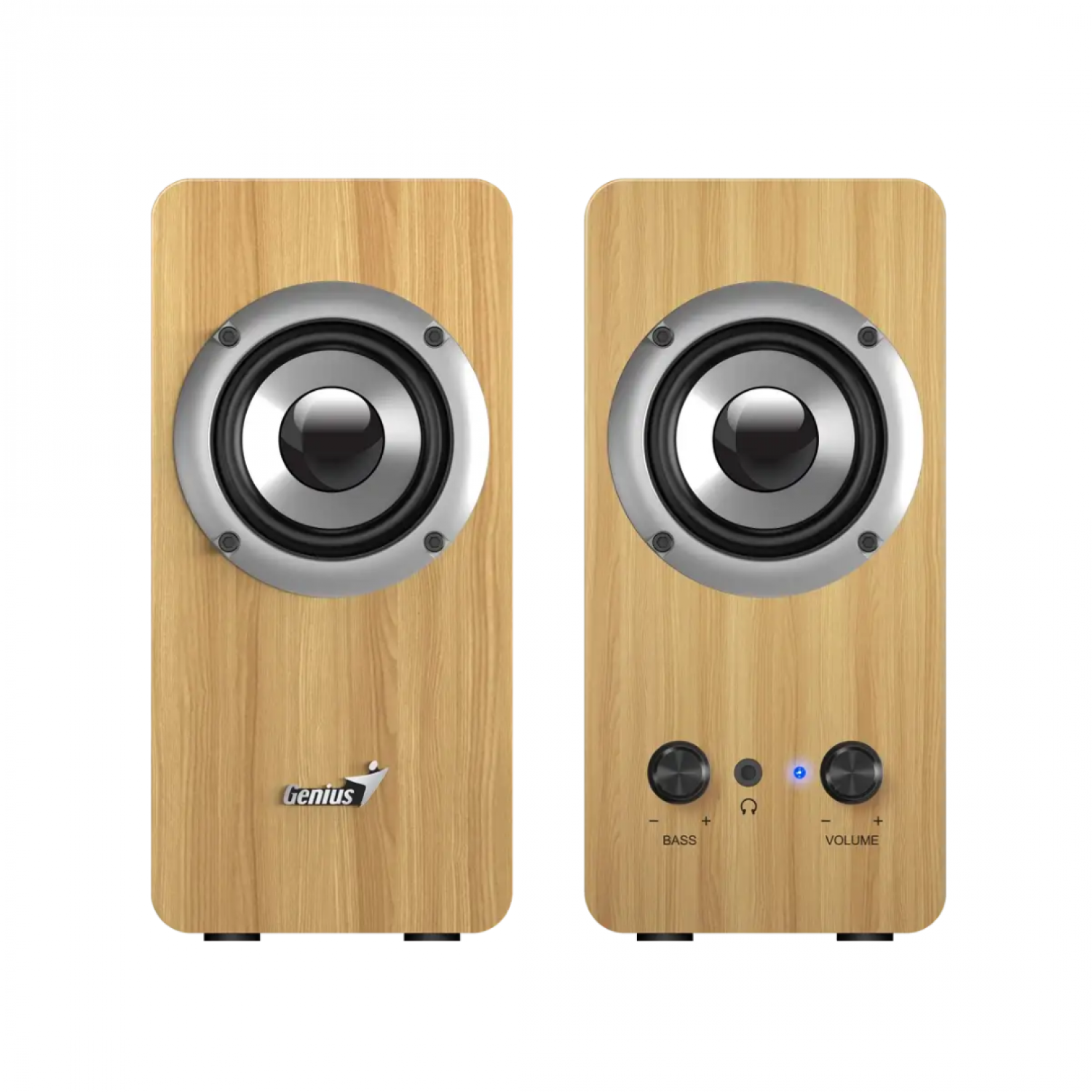 Parlante Genius Sp-Hf400 Pine Wood - Imagen 2