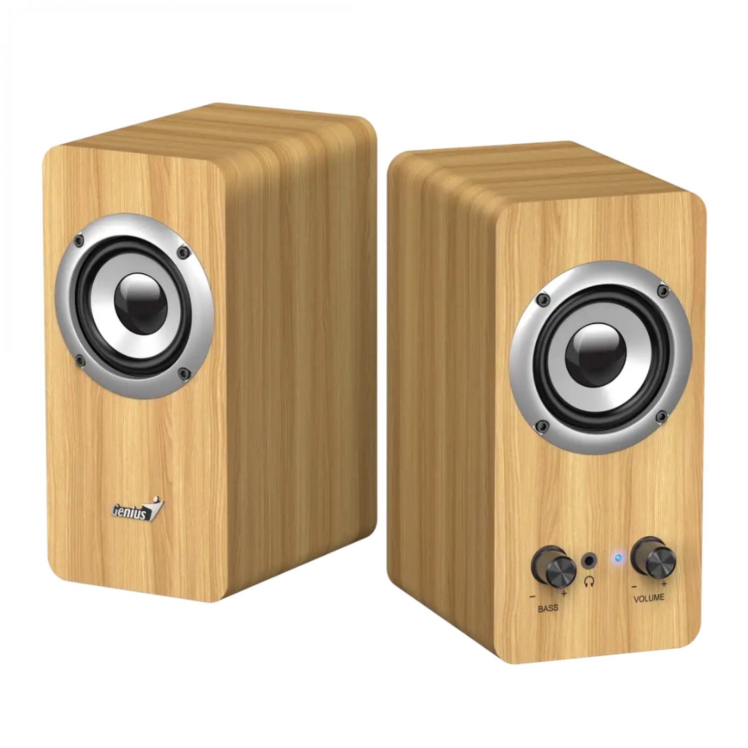 Parlante Genius Sp-Hf400 Pine Wood - Imagen 3
