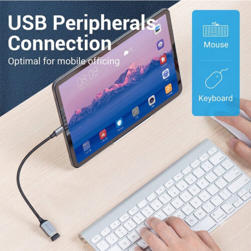 Cable Adaptador Usb-c A Usb Hembra 3.0 Otg Celular Vention