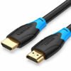 Cable Hdmi 2.0 3d Arc 1080 Certif 4k 75cm 18 Gbps Vention