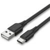 Cable Usb A Usb-c 3a 480mbps Datos Y Carga 2 m Vention Negro
