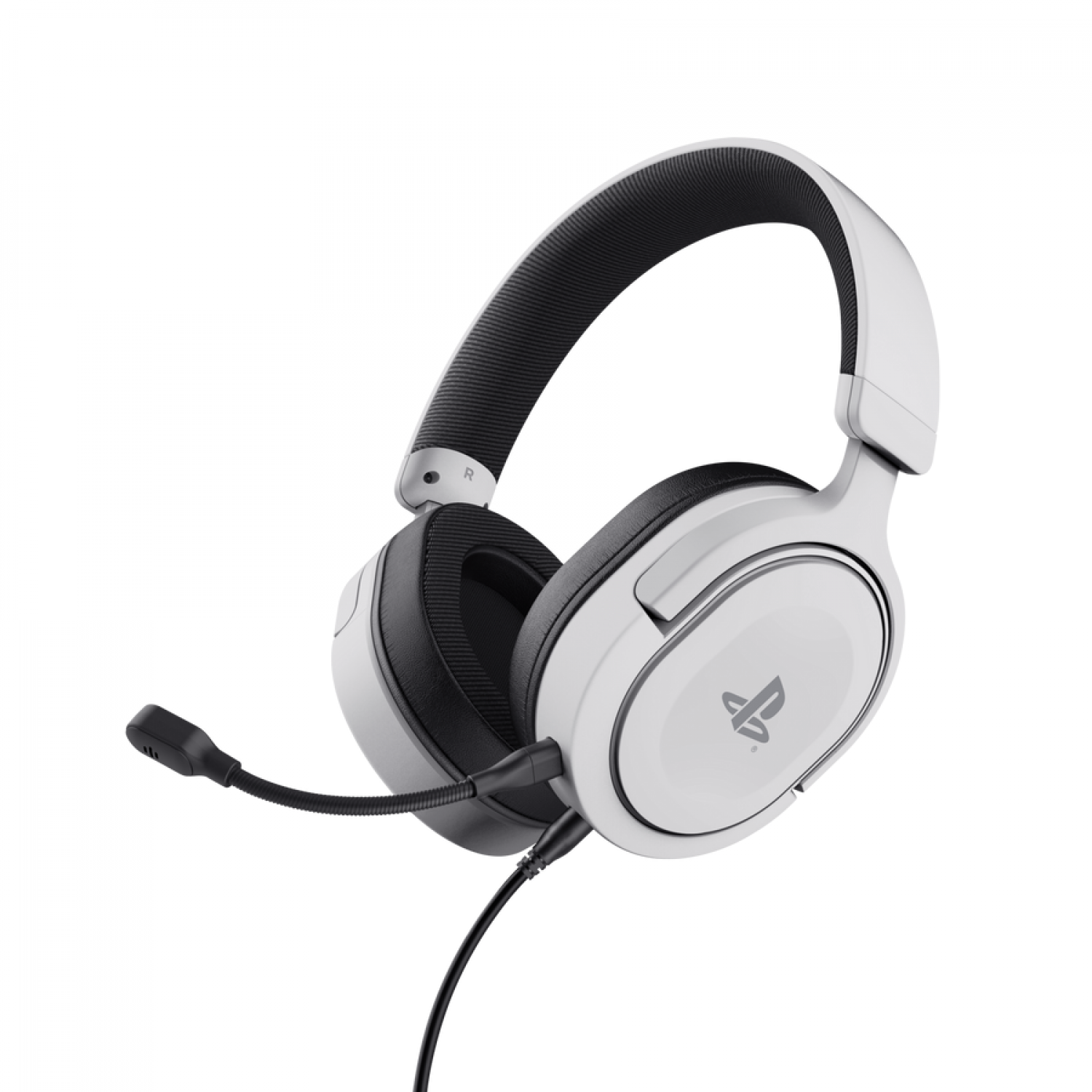 Auricular Gamer Gxtrust 498W Forta Para Ps5 Con Licencia Oficial Blanco