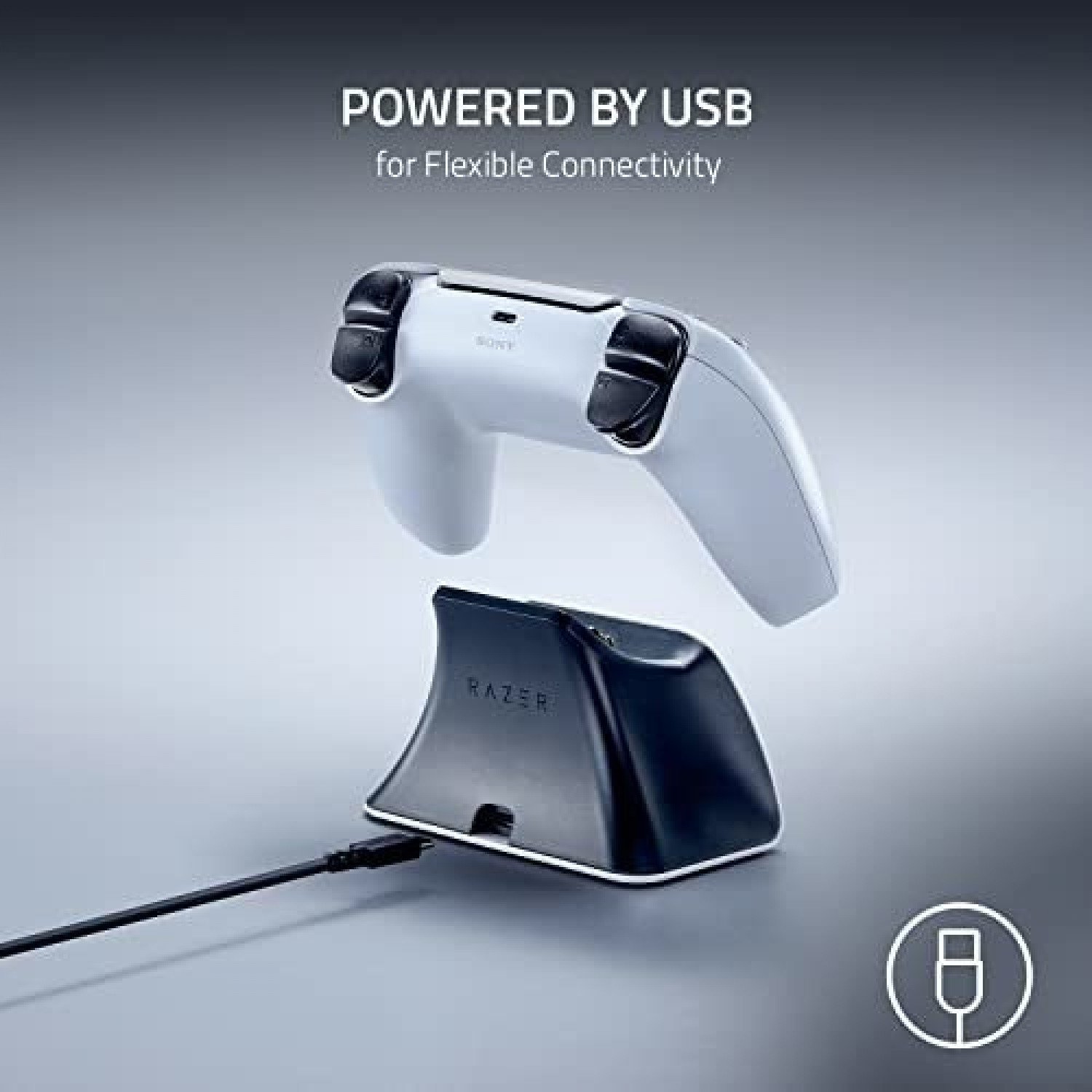Base De Carga Razer Quick Charging Stand For Ps5 Black - Imagen 3