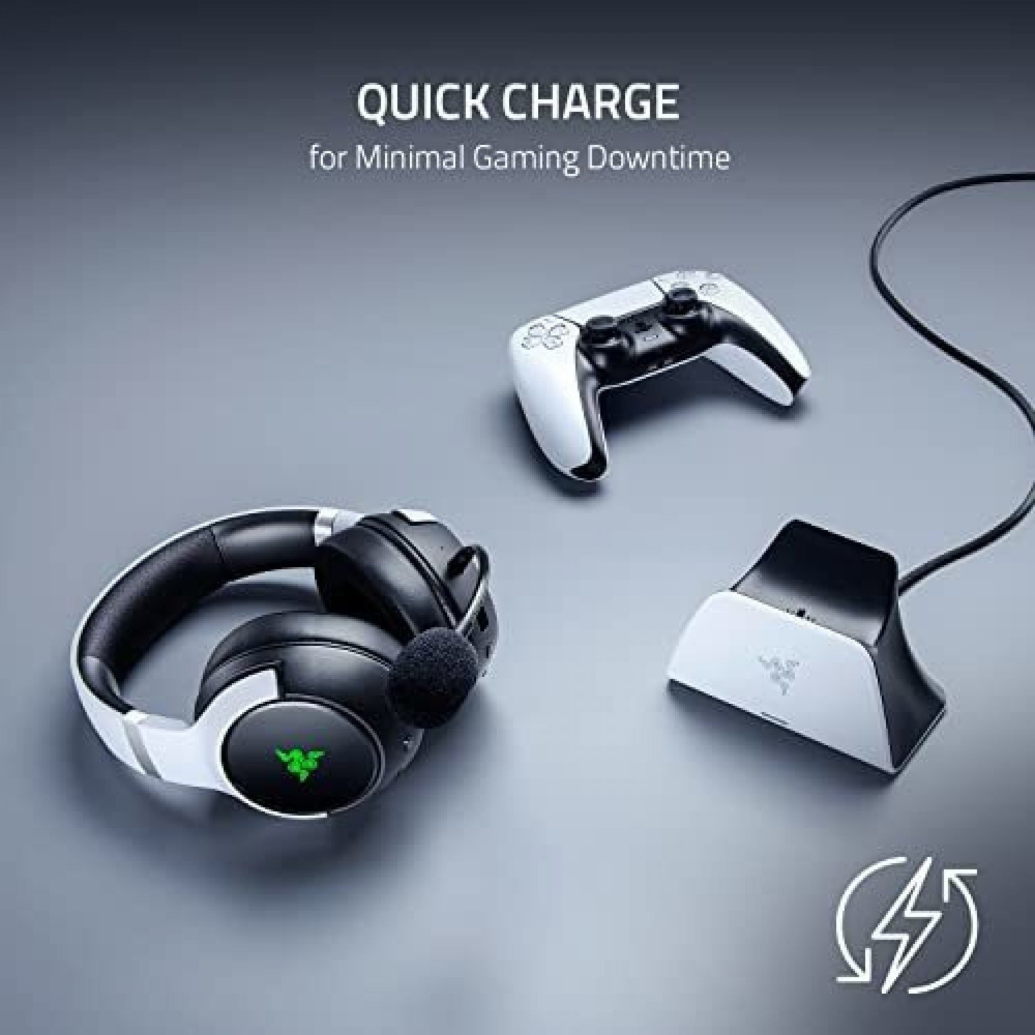 Base De Carga Razer Quick Charging Stand For Ps5 Black - Imagen 4