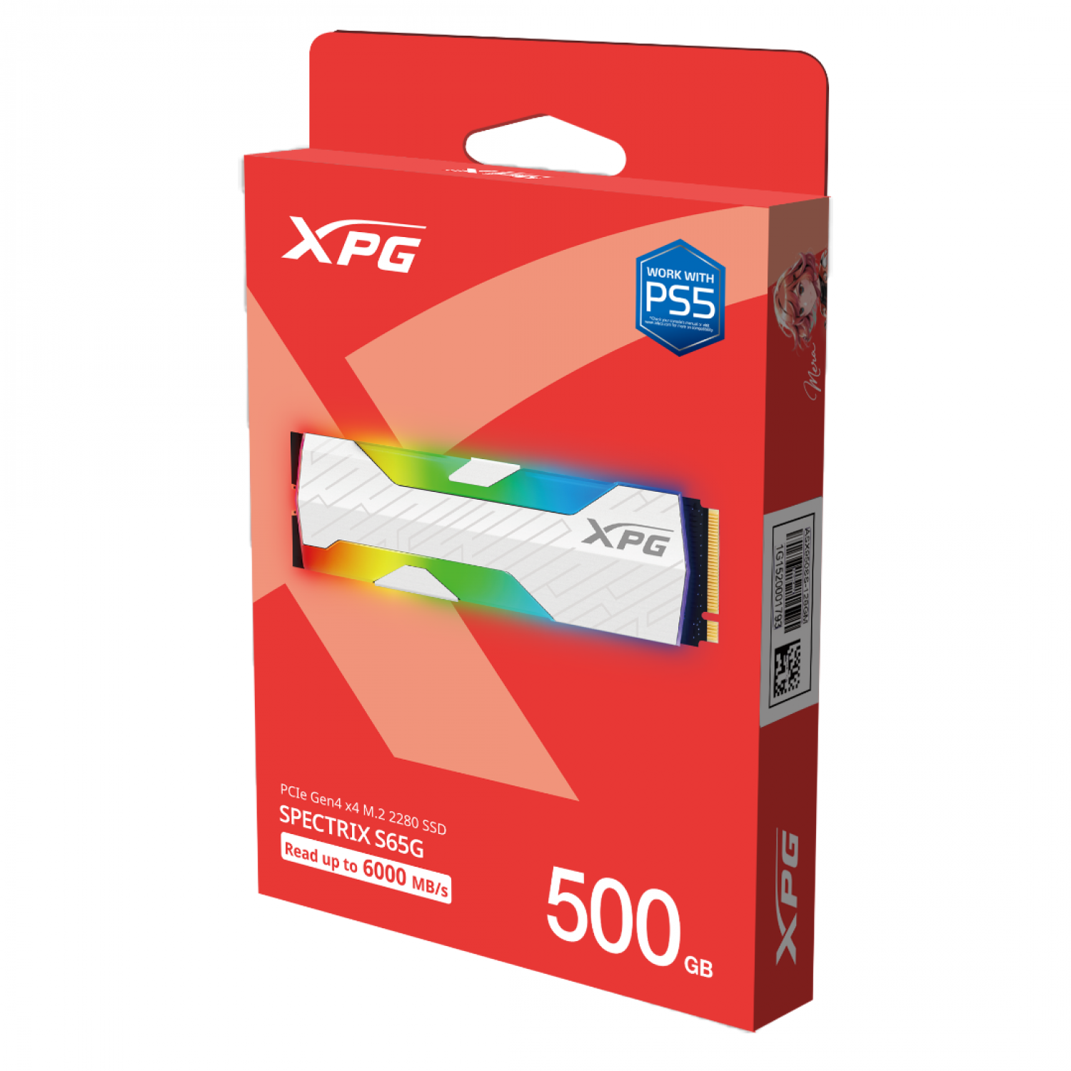Disco Ssd M.2 500Gb Adata Xpg Spectrix S65G Rgb Nvme 4X4 - Imagen 4