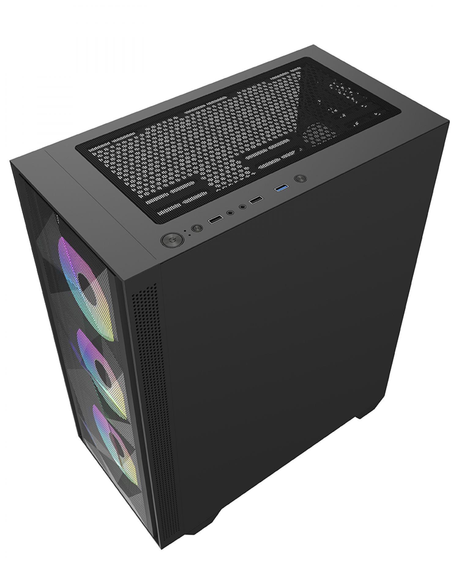 Gabinete Gamer Raidmax Vector V217 Black Argb Tg - Imagen 3