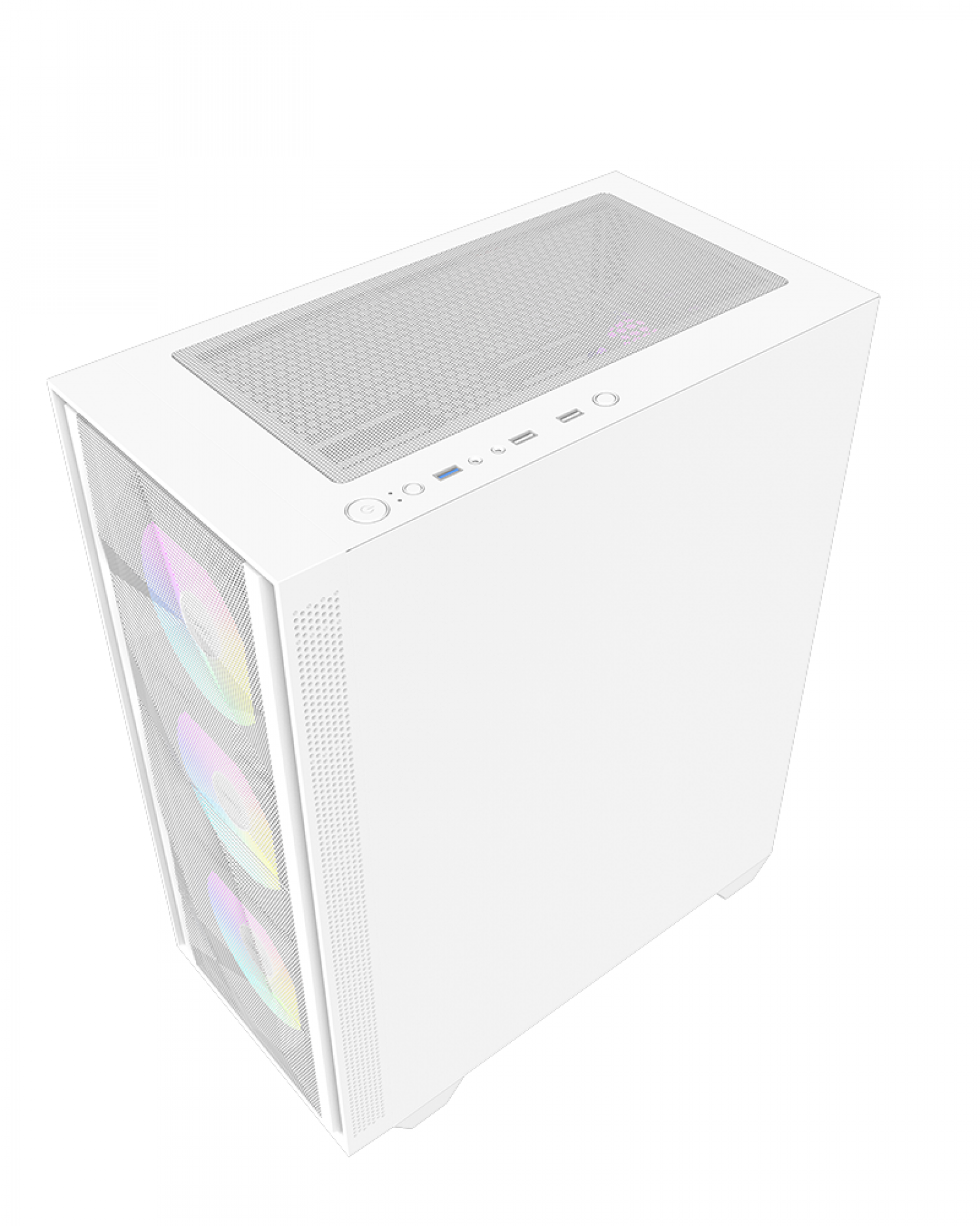 Gabinete Gamer Raidmax Vector V217 White Argb Tg - Imagen 3