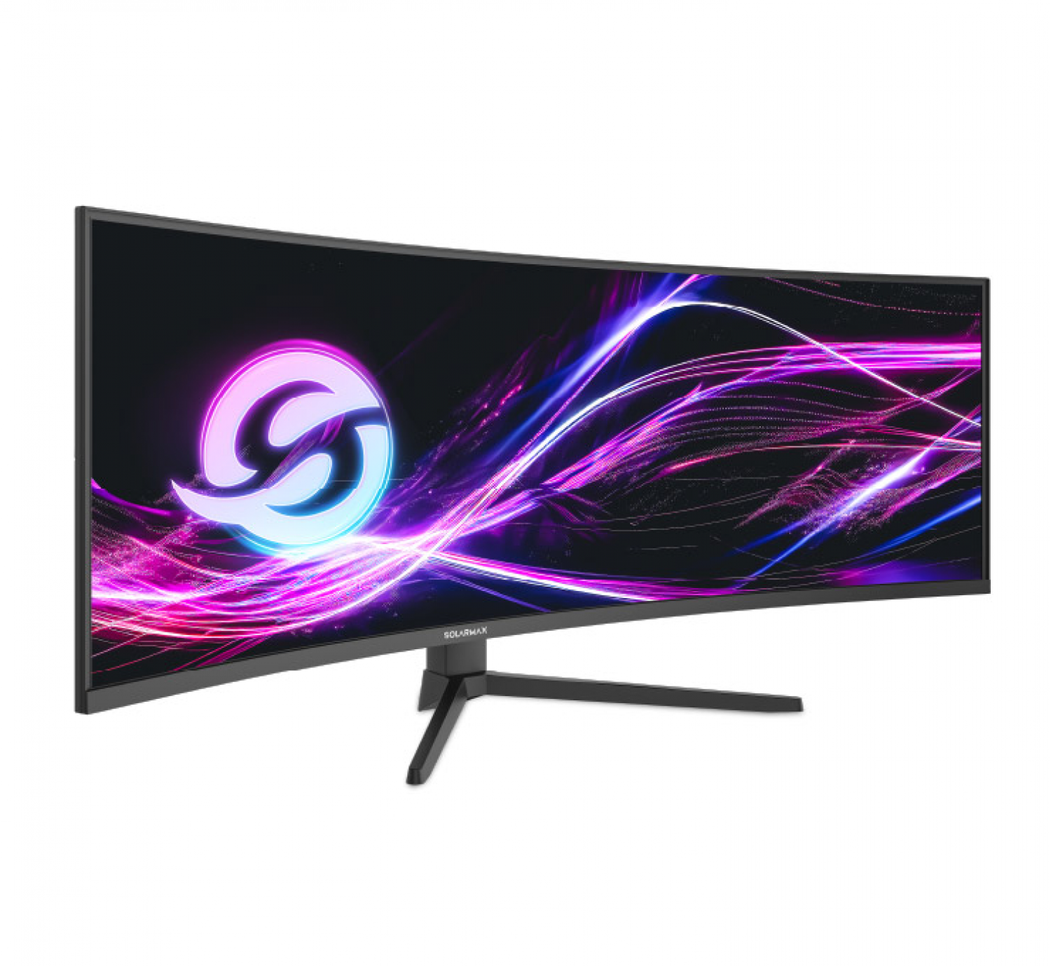 Monitor Solarmax 49 Frameless Dqhd 144 Hdmi+Dp Rgb Black - Imagen 2