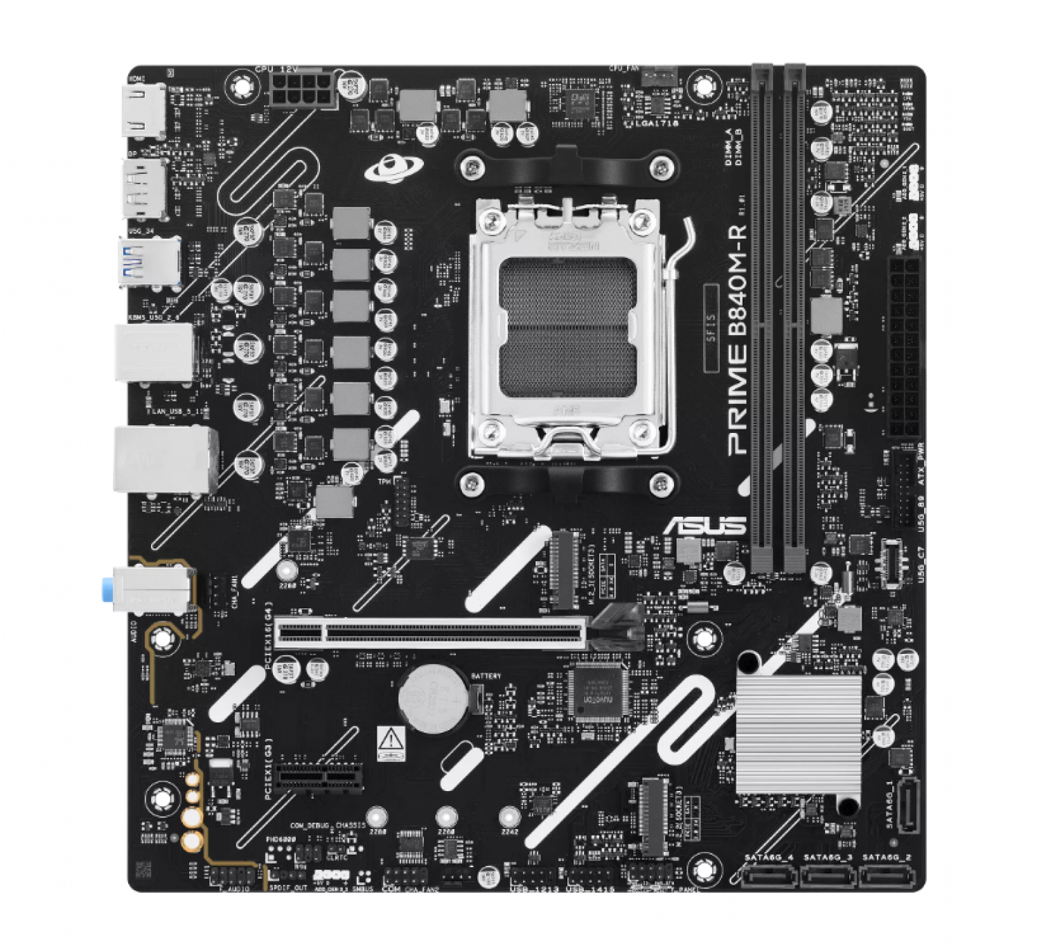 Mother Asus (Am5) Prime B840M-R - Imagen 2