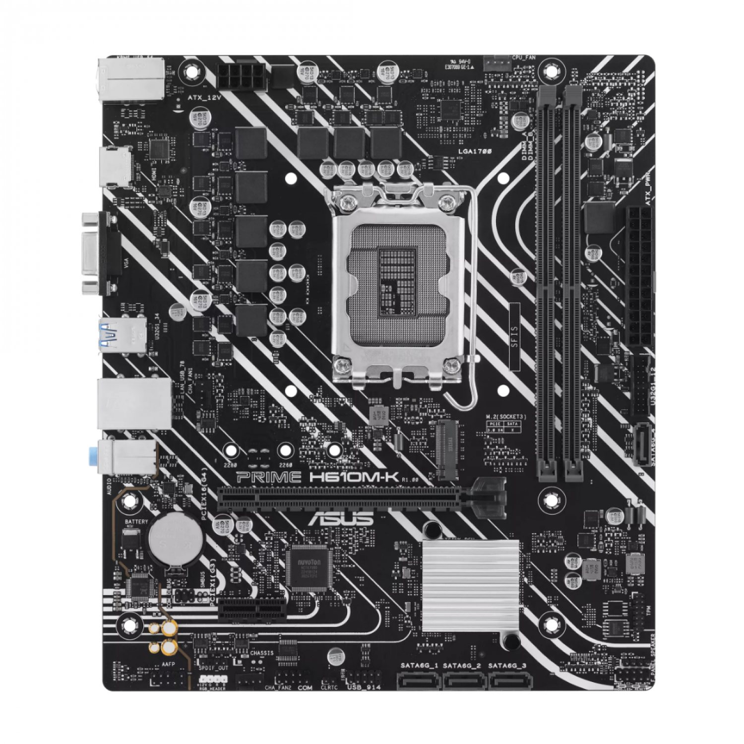 Mother Asus (Lga1700) Prime H610M-K - Imagen 3