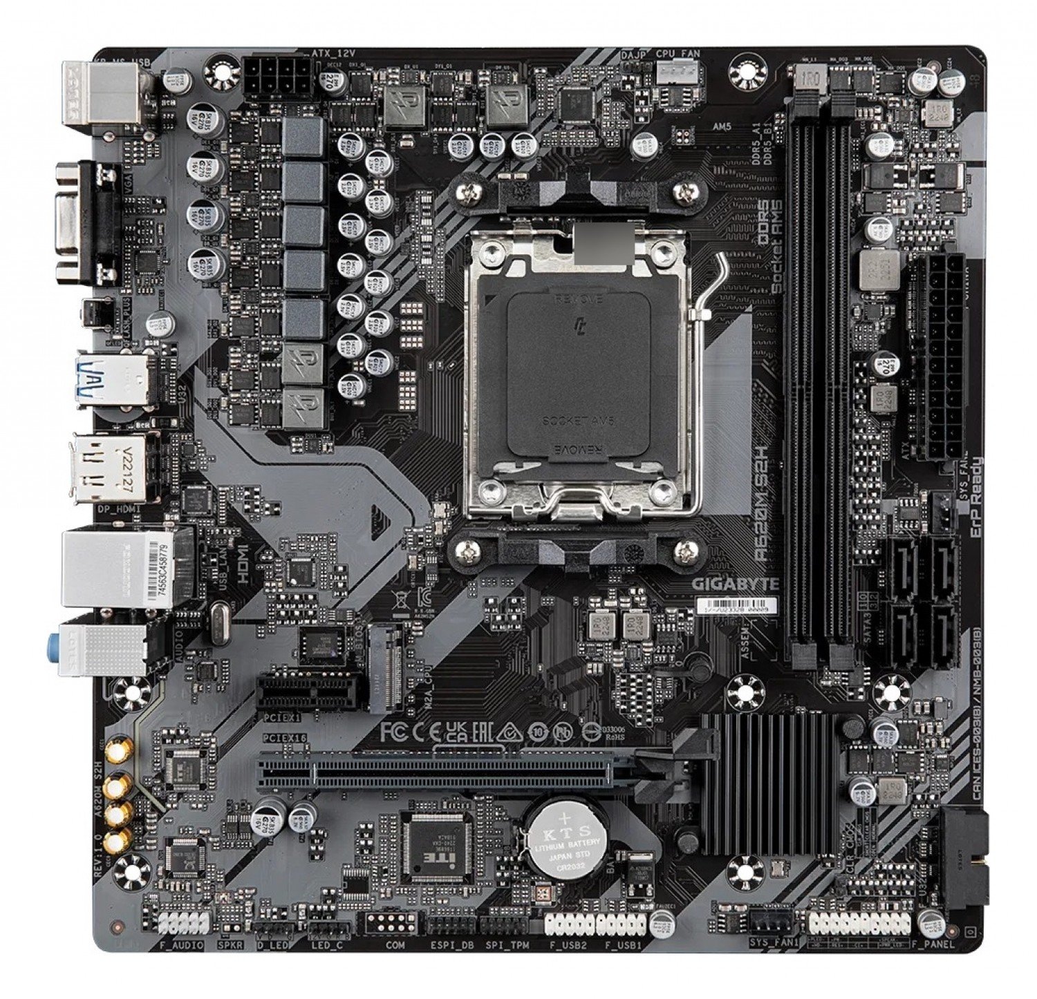 Mother Gigabyte (Am5) A620M S2H - Imagen 2