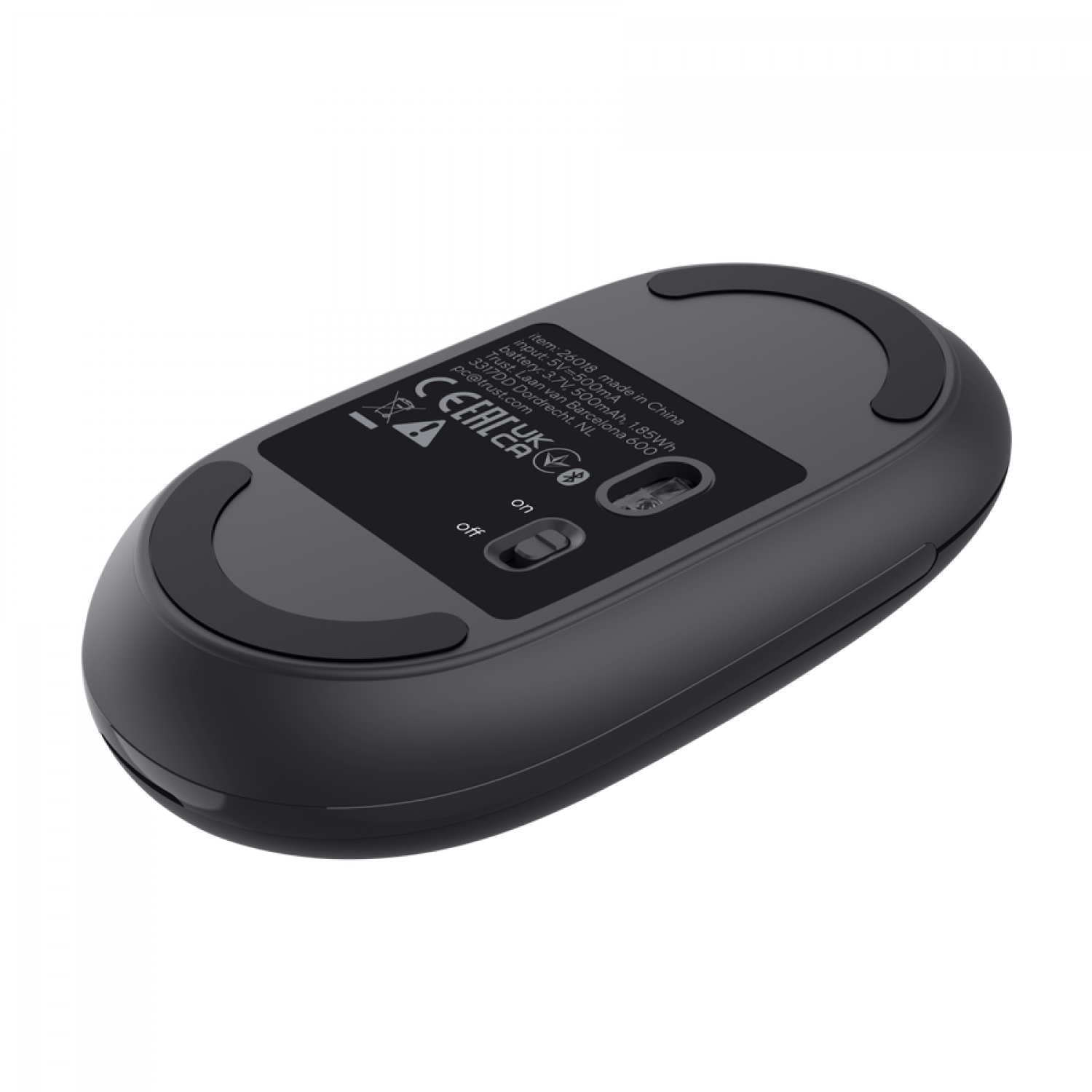 Mouse Gamer Trust Seron Hyperscroll Slim Wrls Black - Imagen 6
