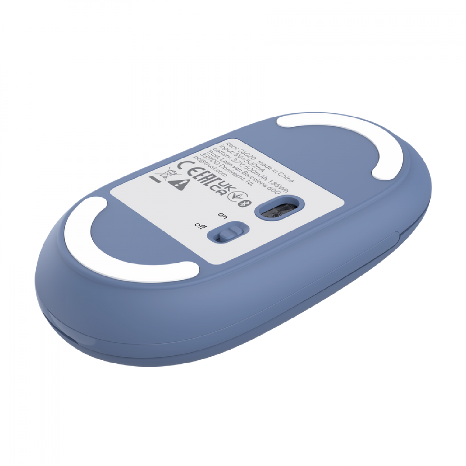 Mouse Gamer Trust Seron Hyperscroll Slim Wrls Blue - Imagen 6