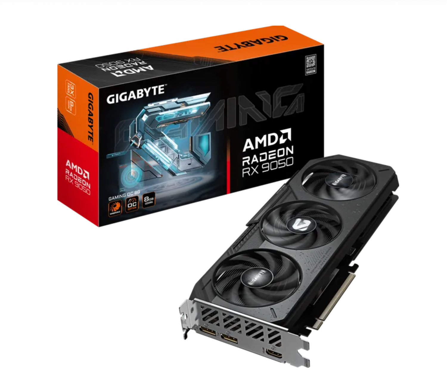 Placa De Video Gigabyte Radeon Rx 9050 Gaming Oc 8Gb
