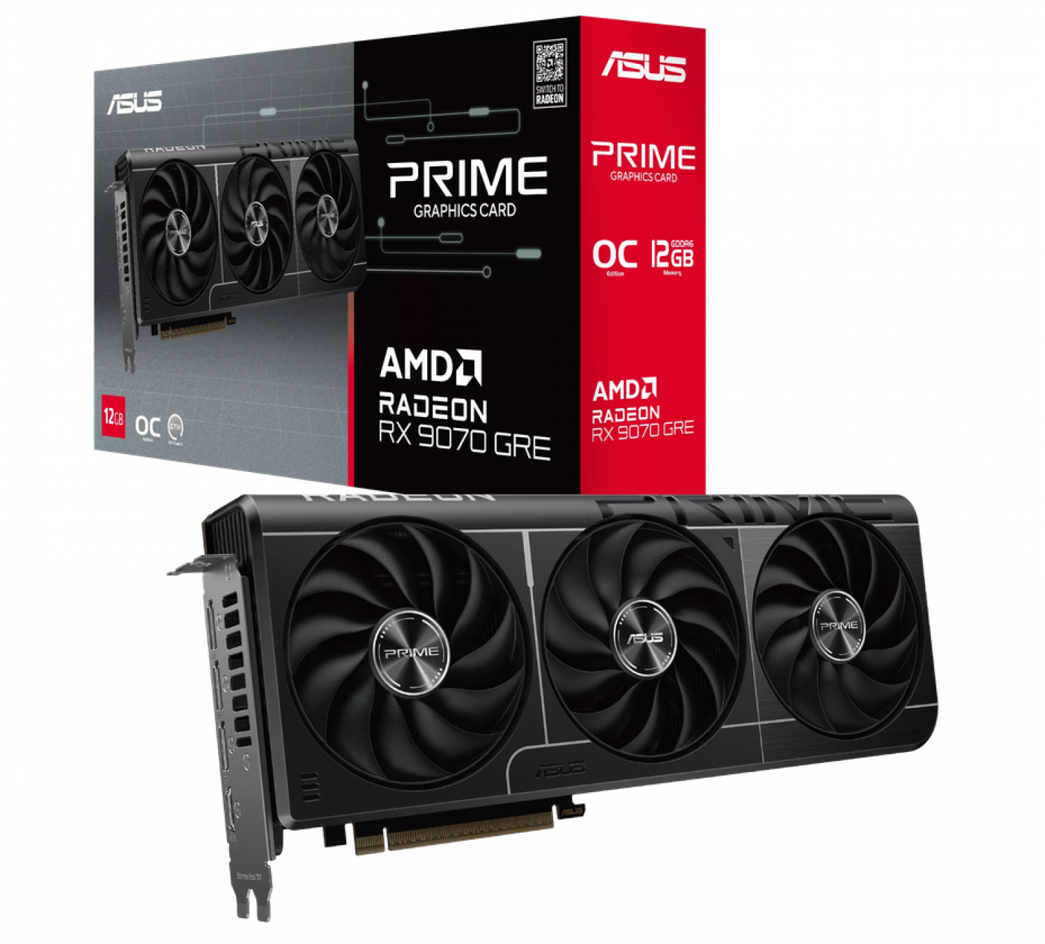 Placa De Video Asus Prime Rx 9070Gre O12Gb - Imagen 2