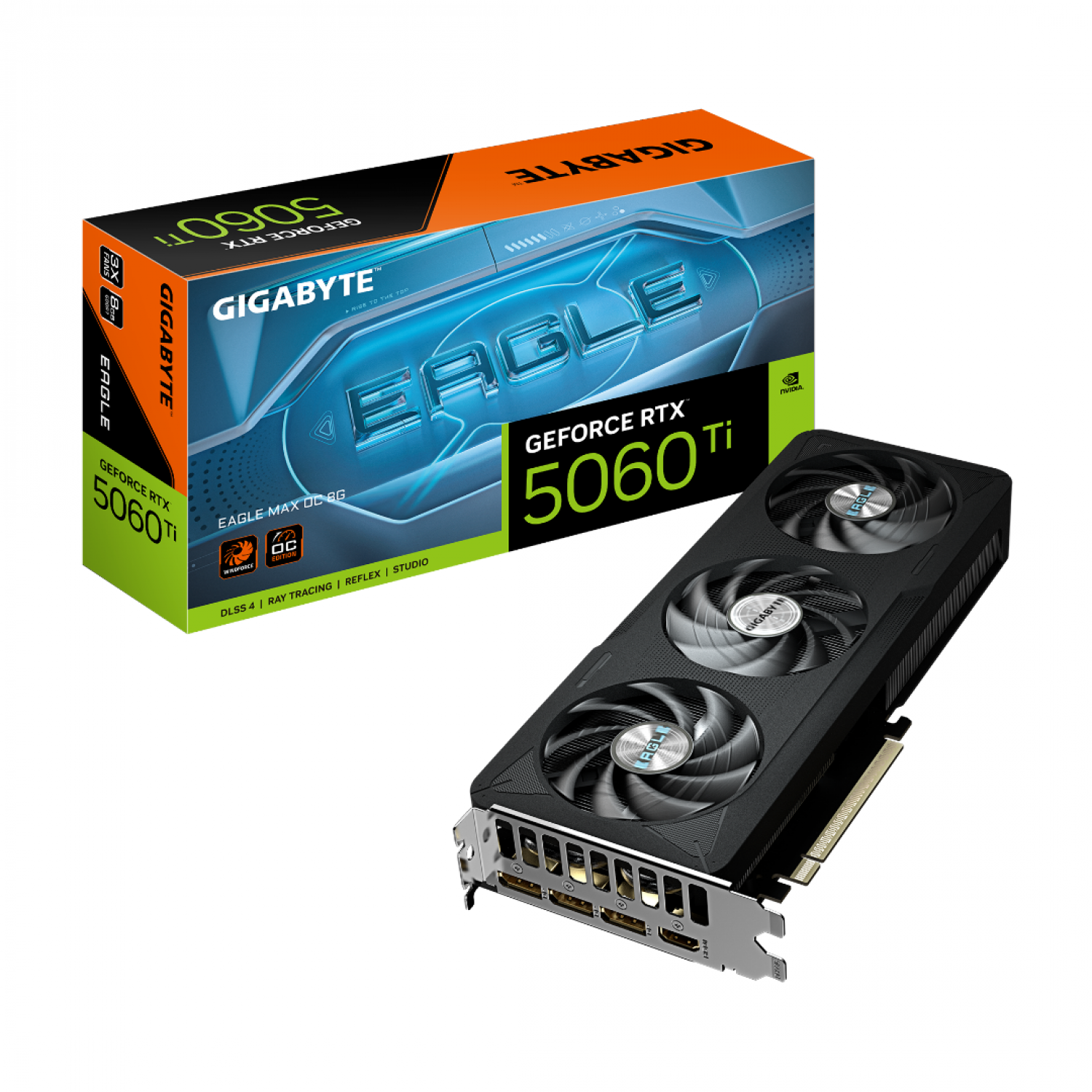 Placa De Video Gigabyte Rtx 5060Ti Eagle Max Oc 8Gb - Imagen 2