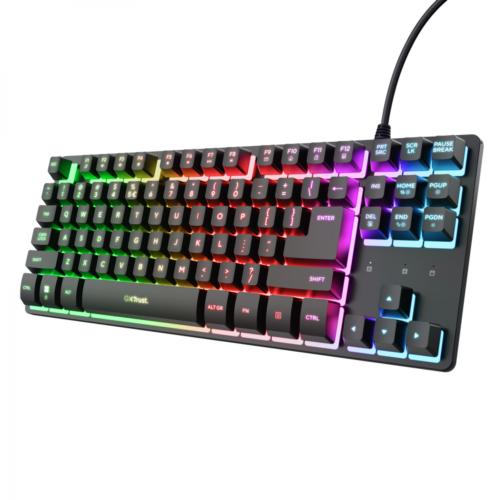 Teclado Trust Thado Tkl Black Es Gxt833