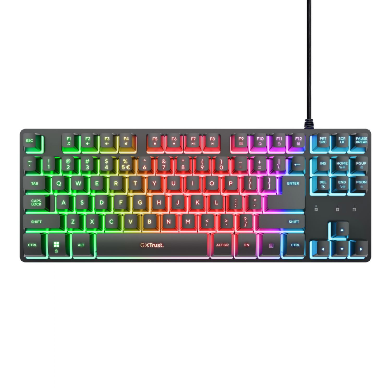 Teclado Trust Thado Tkl Black Es Gxt833 - Imagen 3