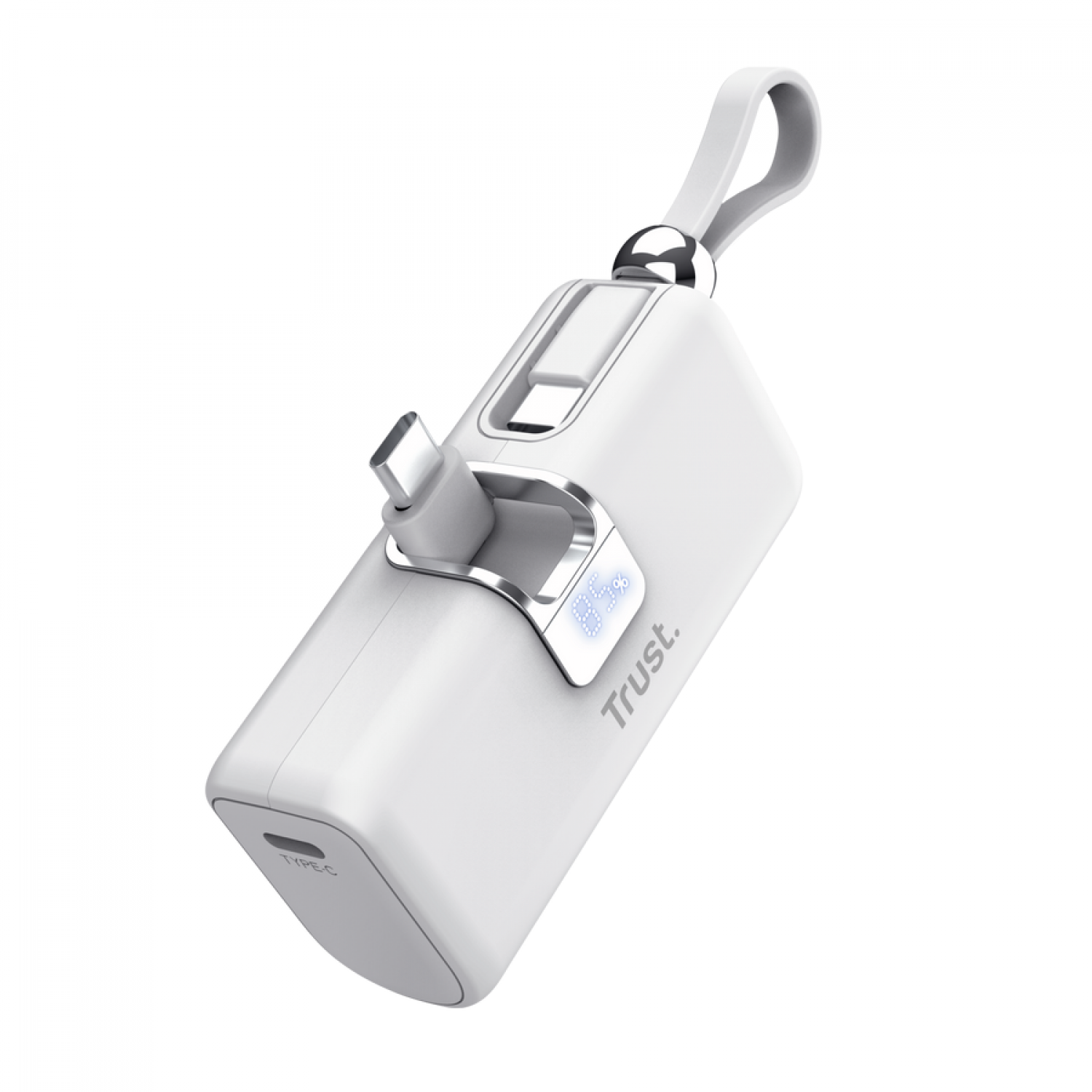 Trust Powerbank Pacto 5000 Pd Pocket White - Imagen 2