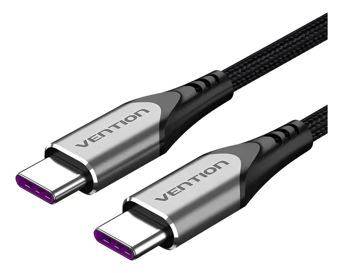 Cable Carga Y Datos USB-C a USB-C Vention TAEHG 1.5 m Negro