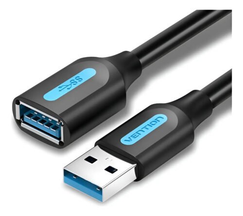 Cable Extensor Usb 3.0 Vention 1 Metro Negro