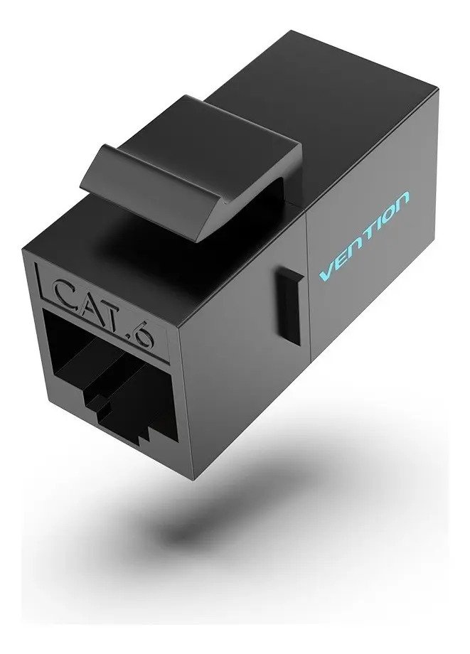 Adaptador Union Ficha Cat6 Utp RJ45 Hembra Vention