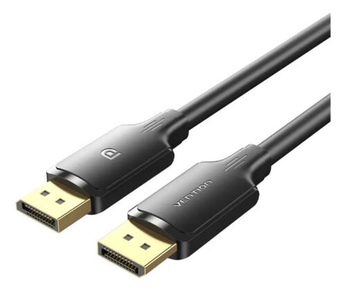 Cable DisplayPort 1.2 Vention 1 Metro 4K HDR Negro