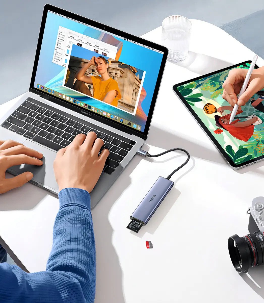 Hub Multipuerto 6 En 1 Ugreen 20956A USB-C - Imagen 3
