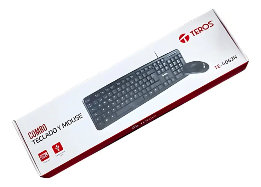 Kit Teclado Mouse USB Teros TE4062N - Imagen 7