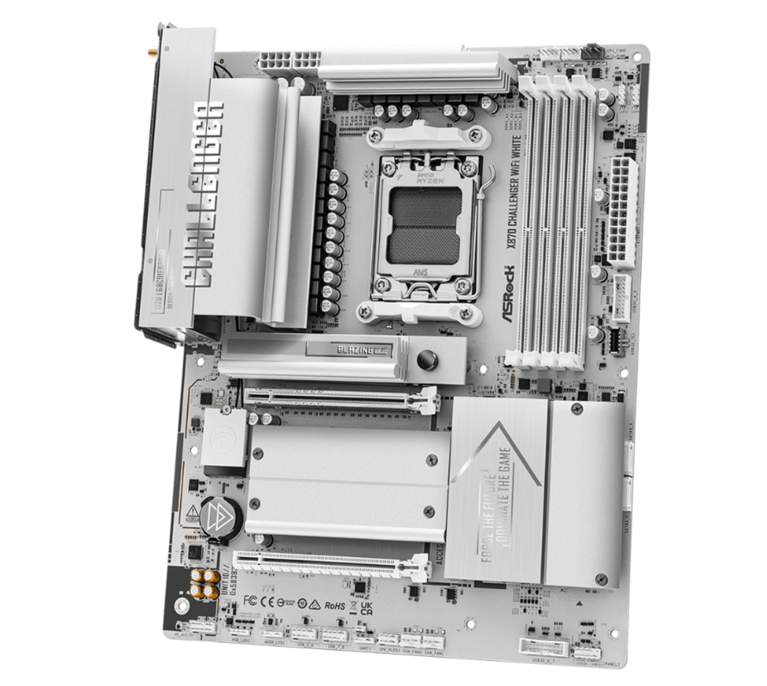 Mother Asrock (Am5) X870 Challenger Wifi White - Imagen 5