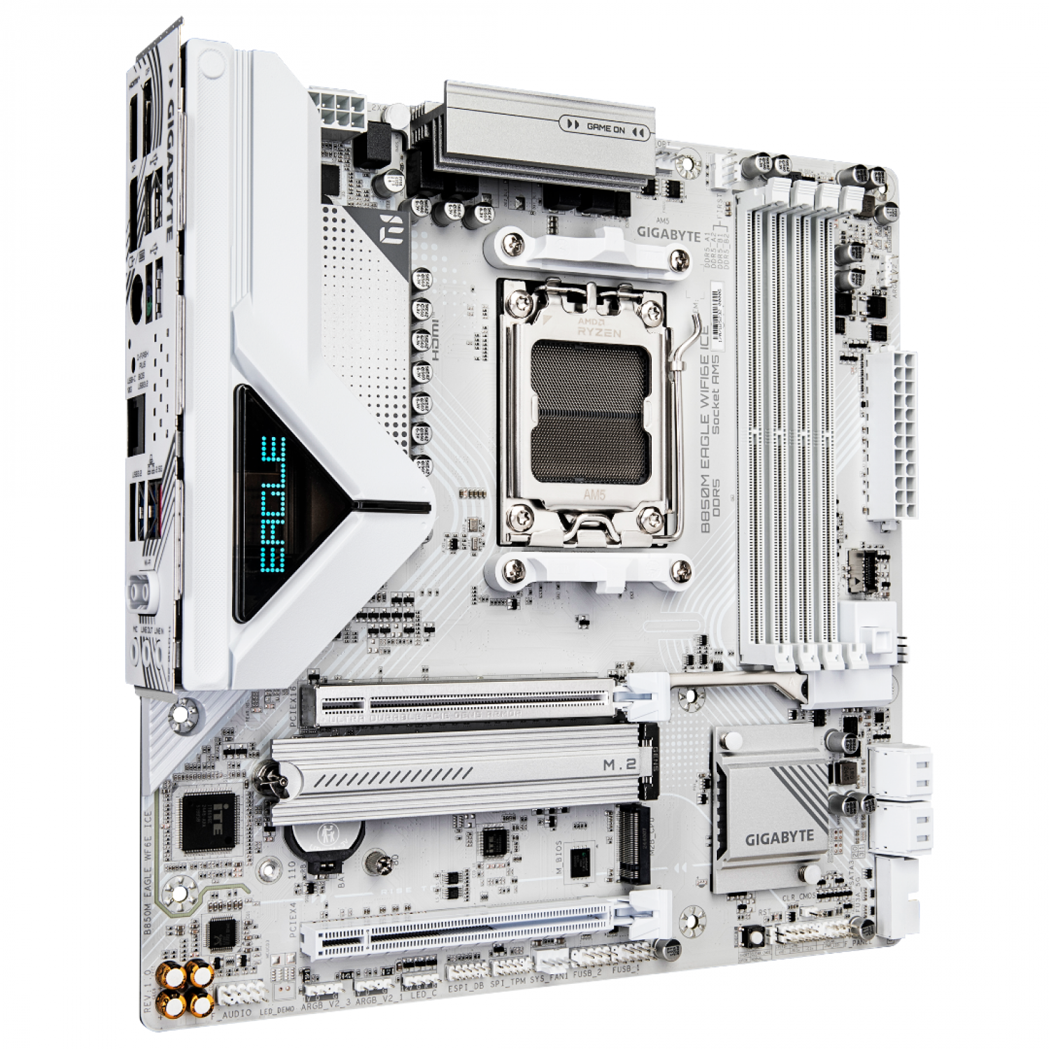 Mother Gigabyte (Am5) B850M Eagle Wf6E Ice - Imagen 4