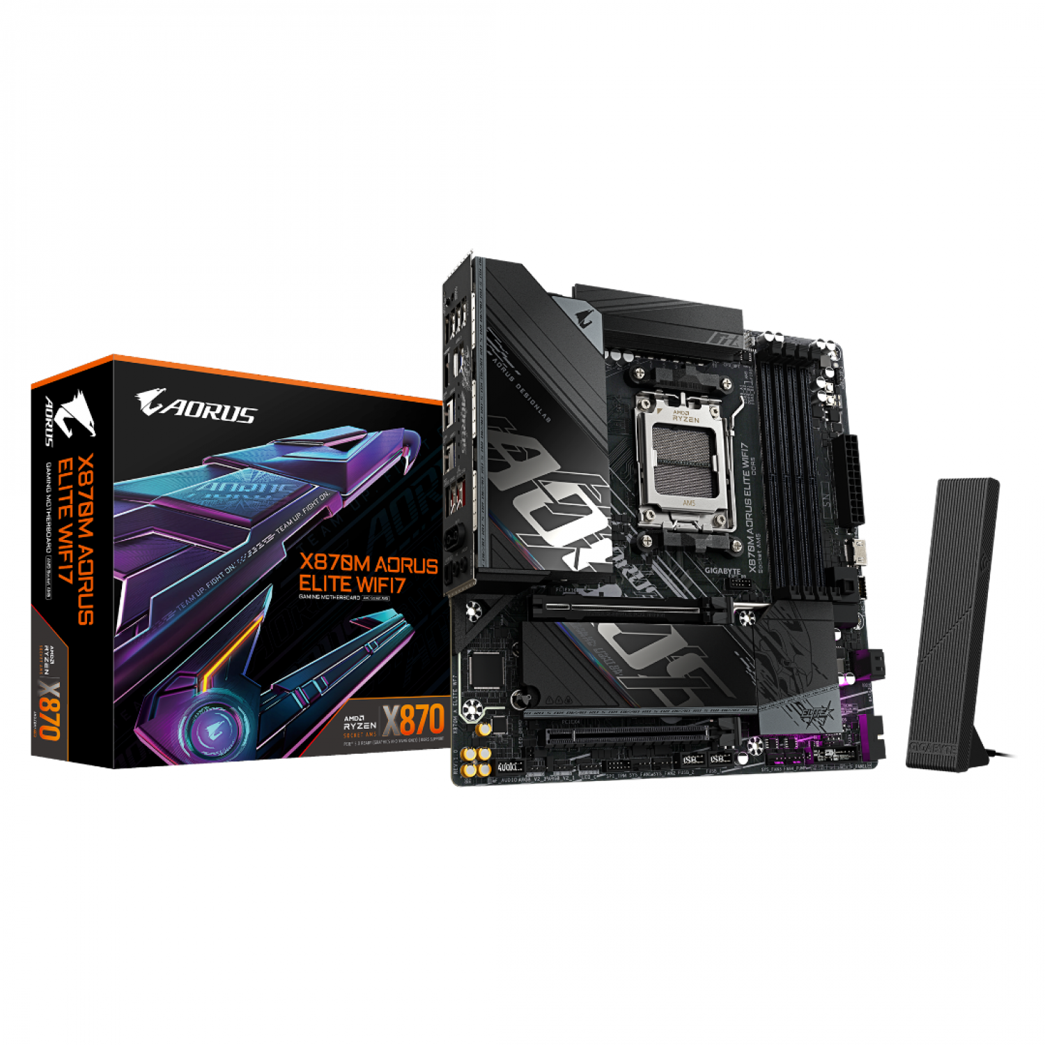 Mother Gigabyte (Am5) X870M Aorus Elite Wf7 - Imagen 2